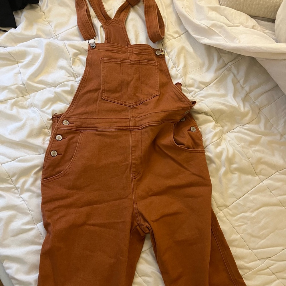 Rust Orange Overalls